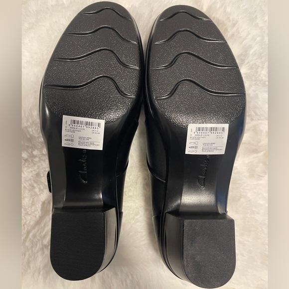 Clarks Women's Emslie Lulin Mary Jane Pump Black Size 9 1/2 M NWT - Picture 8 of 13